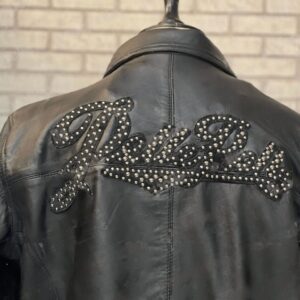 Pelle Pelle Encrusted Black Studded Leather Jacket