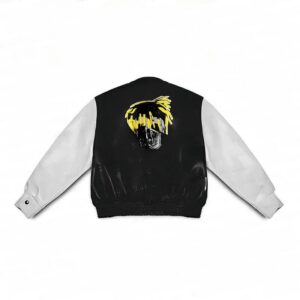Juice WRLD Legends Never Die Black & White Varsity Jacket