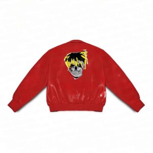 Juice WRLD Legends Never Die Red Varsity Jacket