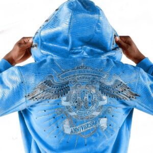 Pelle Pelle 40th Anniversary Blue Wool Jacket