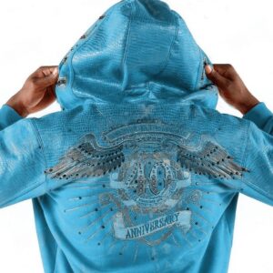 Pelle Pelle 40th Anniversary Turquoise Wool Jacket