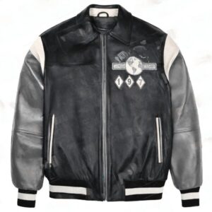 World Famous Soda Club Gray Plush Jacket