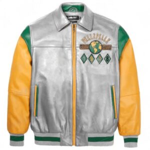 World Famous Multicolor Silver Soda Club Plush Jacket