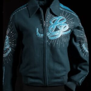 Pelle Pelle 35th Anniversary Turquoise Wool Jacket