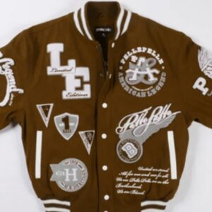 Pelle Pelle American Legend Limited Edition Brown Varsity Jacket