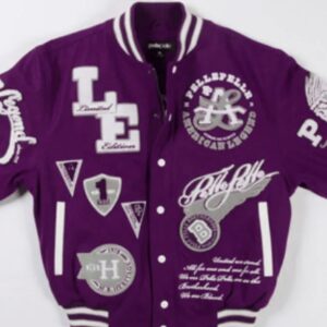 Pelle Pelle American Legend Limited Edition Light Purple Varsity Jacket