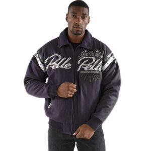 Pelle Pelle American Legend Purple Varsity Jacket