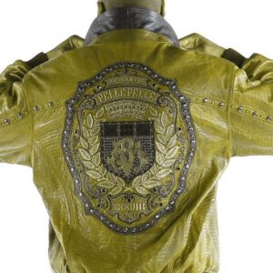 Pelle Pelle Authentic Marc Buchanan Mens Yellow Jacket