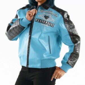 Pelle Pelle Avant Garde Turquoise 37 Years Strong Jacket