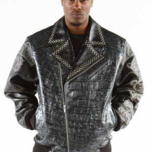 Pelle Pelle Mens Black Reign Jacket