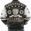 Pelle Pelle Black White Encrusted Studded Leather Jacket - Image 2