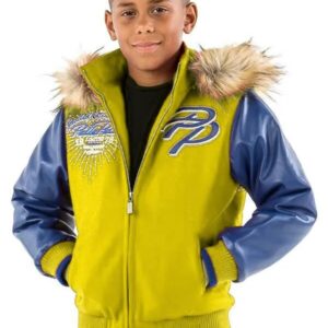 Pelle Pelle Kids Limited Edition Blue & Yellow Jacket