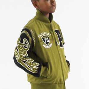 Pelle Pelle Kids Varsity Bomber Lemon Jacket
