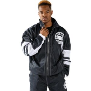 Pelle Pelle MB Jean Nylon Black & White Tracksuit