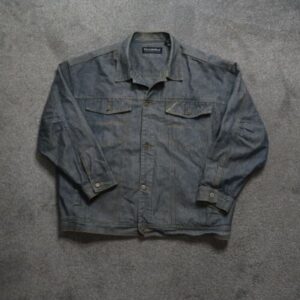 Pelle Pelle Marc Buchanan Vintage Dark Wash Denim Jacket 