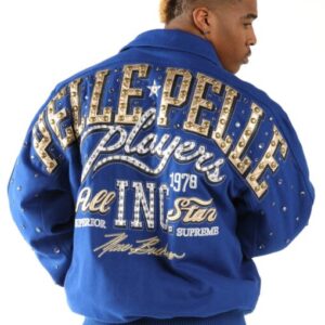 Pelle Pelle All Star Blue Wool Jacket