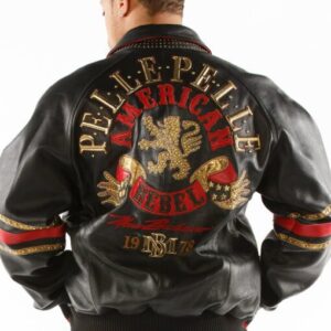 Pelle Pelle Men’s American Rebel Black Jacket