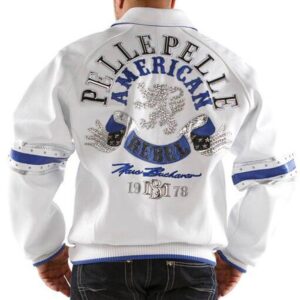 Pelle Pelle Men’s American Rebel White Jacket