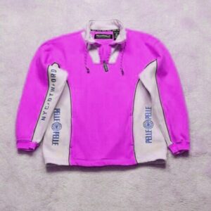 Pelle Pelle Mens Biker Pullover Dark Pink Jacket