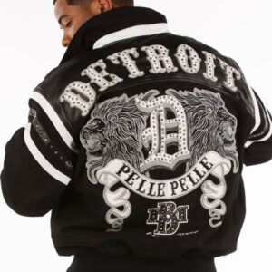 Pelle Pelle Mens Black Detroit City Jacket