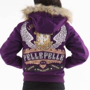 Pelle Pelle Womens Limited Edition Legend Series Purple Jacket