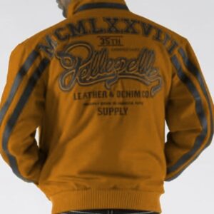 Pelle Pelle Mens Marc Buchanan Mustard Jacket