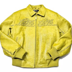 Pelle Pelle Mens Marc Buchanan Yellow Signature Jacket