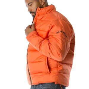 Pelle Pelle Mens Orange Puffer Jacket