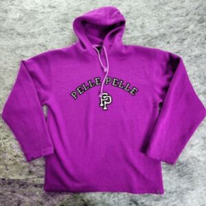 Pelle Pelle Mens Pullover Purple Hoodie