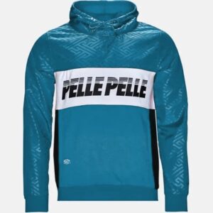 Pelle Pelle Mens Turquoise Hoodie