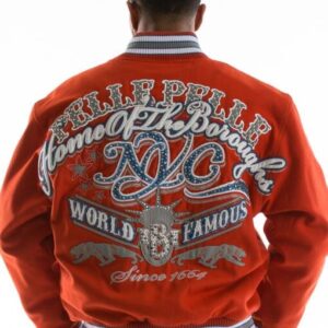 Pelle Pelle New York City Tribute Orange Jacket