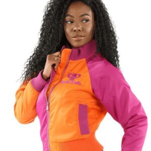 Pelle Pelle Orange and Pink Jacket