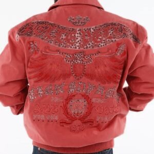 Pelle Pelle Red All For One Studded Jacket