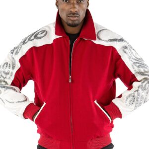 Pelle Pelle Scripted Red Jacket