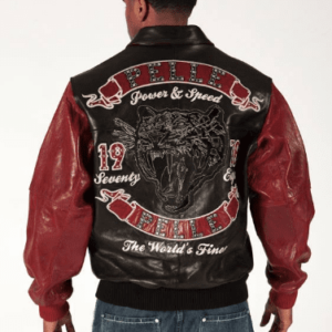 Pelle Pelle Tiger Black Luster Mens Leather Jacket