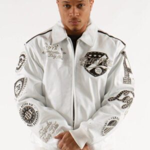 Pelle Pelle White Revolution Leather Jacket