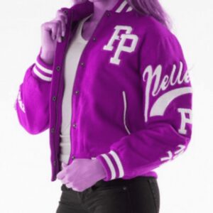 Pelle Pelle Womens 1978 Purple Varsity Jacket