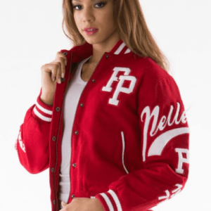 Pelle Pelle Womens 1978 Red Varsity Jacket