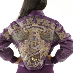 Pelle Pelle Womens 40th Anniversary Purple Jacket