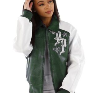 Pelle Pelle Womens Black Label Limited 78 Green Jacket