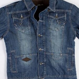 Pelle Pelle Womens Blue Denim Jacket