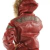 Pelle Pelle Womens Brown Airborn Fur Hooded Jacket - Image 2