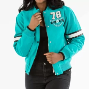 Pelle Pelle Light Blue Superior Wool Jacket