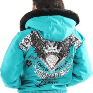Pelle Pelle Womens Limited Edition Princess 1978 Turquoise Jacket