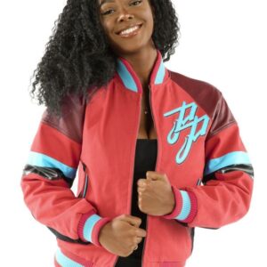 Pelle Pelle Womens Movers and Shakers Red Jacket