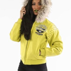 Pelle Pelle Womens Signature Yellow Jacket