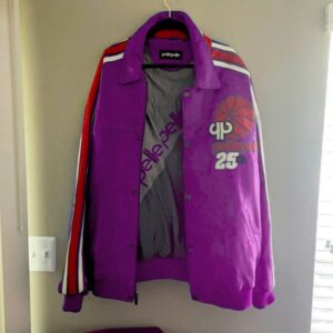 Vintage Pelle Pelle Basketball Purple Jacket