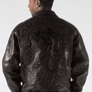 Pelle Pelle Panther Black Sienna Mens Leather Jacket