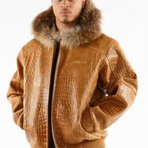 Pelle Pelle Basic Tim Tan Alligator Fur Jacket