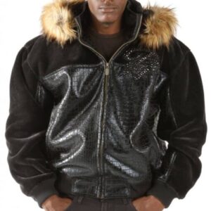 Pelle Pelle Black Script – Leather Jacket